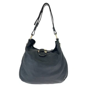 GUCCI G Wave Hobo 232931 Schultertasche Schwarz Gold Hardware Embossed Leather GG - Bild 1 von 9