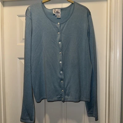 Cárdigan de Colección Lilly Pulitzer Mujer M Tejido Preppy Playa Clásico Seda Cachemira Foto 1 de 4