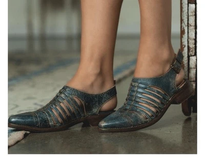 BED STU KENNYA SANDALS IN RUSTIC TEAL SZ 9.5 NWT - Image 1 of 4