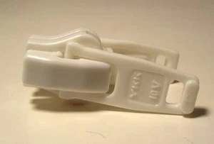 Marine Canvas YKK VISLON ZIPPER # 10 SLIDER Double Pull - WHITE 2pc - Foto 1 di 1