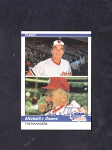 1984 Fleer SIGNIERT #643 Paul Owens Philadelphia Philies Autogramm KOSTENLOSER VERSAND - Bild 1 von 1