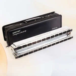 EASTOP New Ensemble Harmonica 48Compact Chord Adult Band Group Professional NE03 - Picture 1 of 9