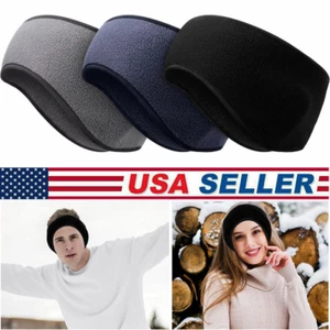 Ear Warmer Headband/Winter Fleece Ear Cover for Men Women/Cold Weather Ear Muffs - Picture 1 of 16