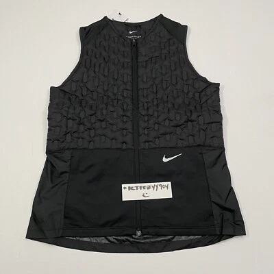$180 Womens M Nike Therma Fit ADV Downfill Running Vest Black DD6063-010 2 - Image 1 of 4