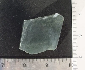 black Wyoming Nephrite Jade     Lapidary *endcut* Slab                    T1108 - Picture 1 of 10