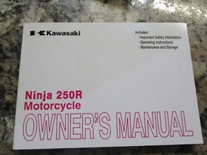 2012 KAWASAKI NINJA 250R OWNERS MANUAL EX250JC P/N 99987-1691 - Picture 1 of 2