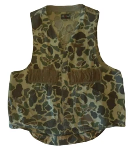 Vintage RedHead Camouflage Vest Fowl Pouch Canvas Duck Hunting Sz M - Picture 1 of 5