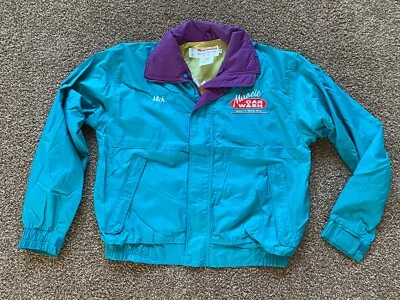 WearGuard Men's M Zip Work Jacket Miracle Car Wash Ohio Teal Purple 90’s - Image 1 of 4