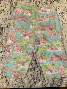 Lilly Pulitzer City Landscape Cotton Capri Pant - Picture 1 of 3