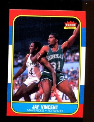 1986 Fleer #118 Jay Vincent Set Break - Image 1 of 2
