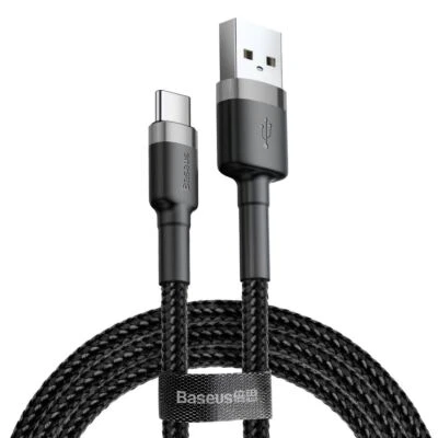 USB type A to C cable 0.5m gray black BASEUS - Image 1 of 2