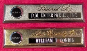 AMX - PLACA DE TABLERO GRABADA PERSONALIZADA - Imagen 1 de 1