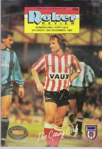 Programme / Programma Sunderland AFC v Port Vale 30-12-1989 - Imagen 1 de 1
