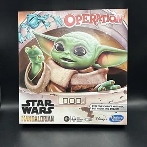 Star Wars Mandalorian Operation Board Game The Child Baby Yoda Disney Hasbro - Picture 1 of 13