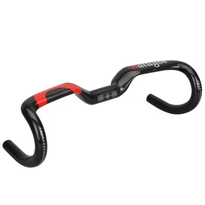 Carbon Fiber Highway Bicycle Handlebar Road Bike Drop Bar 31.8*400 420 440MM  - Image 1 of 4