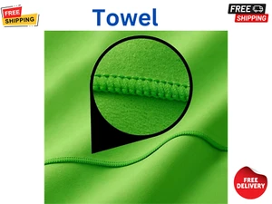 Microfaser Handtuch X1 schnell trocknend leicht kompakt Gr. 70x129cm grasgrün - Bild 1 von 5