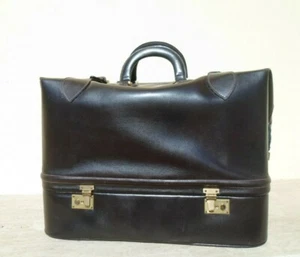 Borsa Borsone fondo Pelle Vintage anni 80 Ragazzoni Made in Italy Cuoio - Foto 1 di 12
