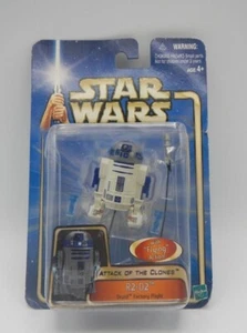 Figura de acción Star Wars R2-D2 2002 Coruscant Sentry Attack of the Clones nuevo de lote antiguo - Imagen 1 de 7