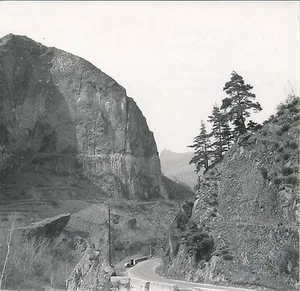 MONISTROL D'ALLIER c. 1950 - Route de Montagne Haute Loire DIV 7232 - Picture 1 of 2