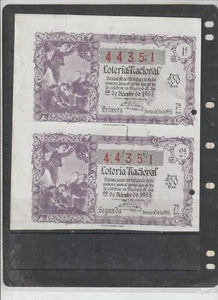 España Loería Nacional Decimos del año 1955 (GP-532) - Picture 1 of 1