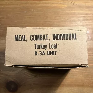 EMPTY Vietnam War Era C-Ration MCI Military Ration Box Turkey Loaf - Picture 1 of 6