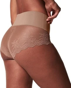SPANX #0515 SMOOTH UNDIE-TECTABLE LACE HI-HIPSTER SHAPEWEAR PANTY, SAMLL, GREY - Picture 1 of 4