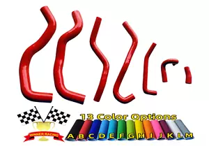 SILICONE RADIATOR &HEATER HOSES Fit HONDA ACCORD/ACURA TSX CL7 K20A 2002-08 RED - Picture 1 of 5
