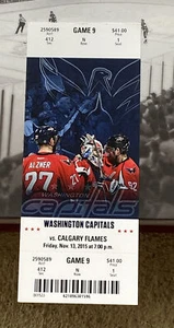 Boleto Flames @ Capitals 2015 Sean Monahan OT ganador del juego - Imagen 1 de 1