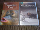 orangutan diary/yellowstone dvds 2 disc set very good condition