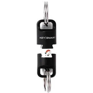 KeySmart MagConnect Pro Locking Magnetic Keyring Quick Connect Black - Picture 1 of 7