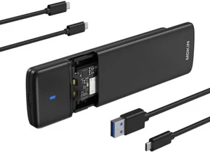 MOKiN M.2 NVMe SATA SSD Obudowa Czytnik Bez narzędzi - Zdjęcie 1 z 7