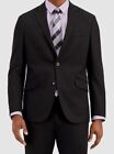 $397 Kenneth Cole Men&#39;s Black Techni-Cole Slim-Fit 2-Piece Suit Jacket Pants 44L