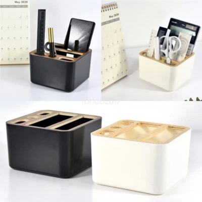 Plastic Creative Storage Bins With Lids Holder Container Organizer Office Box - Image 1 of 4