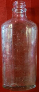 Vintage Medizinflasche 3-seitig geprägt REX - Bild 1 von 4