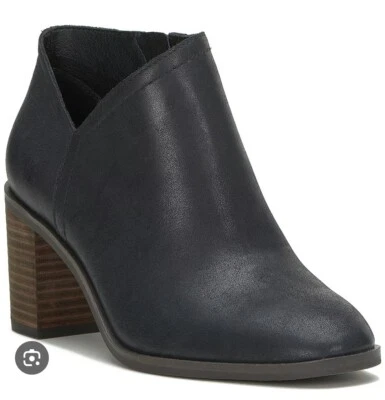 Женские кожаные ботильоны Lucky Brand Panally на блочном каблуке размер 10 - Изображение 1 из 4