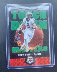 Drew Brees 2020 Panini Mosaic Touchdown Masters Red Prizm Saints #TM1 - Picture 1 of 2