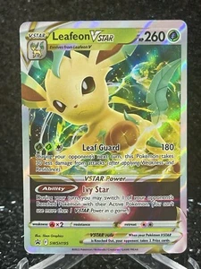 Leafeon VSTAR SWSH195 SWSH: Sword & Shield Promo Cards Holo - Picture 1 of 2