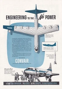 1952 Consolidated Convair Aircraft ad 9/1/2024e - Picture 1 of 1