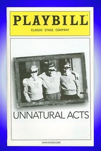 Playbill + Unnatural Acts + Roe Hartrampf, Nick Westrate, Will Rogers , Jess Bur - Picture 1 of 4