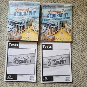 BJU Press Cultural Geography 4th Ed. Includes Student Text & Student Activities - Picture 1 of 4