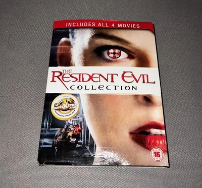 Resident Evil: 1-4 Collection - R2 DVD - 2011 - 4 Discs & Slipcover - UK Seller - Image 1 of 4
