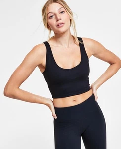 Calvin Klein Women Regular fit Strappy Low Impact Sports Bra XL Black Solid - Picture 1 of 1