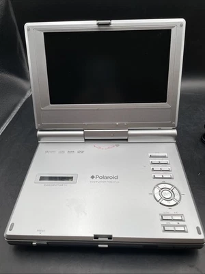 Polaroid PDM-0723 Portable DVD Player, VTG Tested Incl Battery Pack, Power Cord - Image 1 of 4