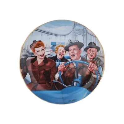 Винтажная тарелка 1989 I Love Lucy от Jim Kritz ft. California, Here We Come No146H CBS - Изображение 1 из 4