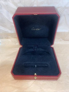 Original Vintage rote Cartier leere Uhrenbox Top Zustand - Bild 1 von 9