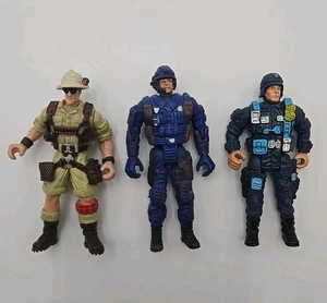 Lot of 3 Action Figures 3-4" | Military Soldier Army Men GI Joe Style |... - Picture 1 of 2
