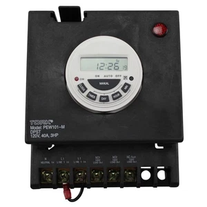 Interruptor de tiempo digital TORK NSI PEW101-M PEW PARA CONTROL DE SPA DE PISCINA 24 HORAS 7 DÍAS NUEVO EN CAJA - Imagen 1 de 4