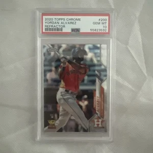 2020 Topps Chrome - Refractor #200 Yordan Alvarez Rookie (RC) ASTROS PSA 10 🔥 - Picture 1 of 2