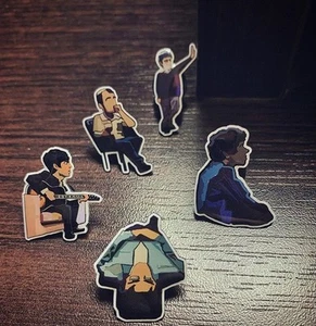 New, Limited Edition Oasis Definitely Maybe Metal Pin Badges, A Guy Called Minty - Picture 1 of 3