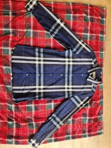BURBERRY LONDON LONGSLEEVE CHECK SHIRT - SIZE SMALL (SLIM FIT 20” PIT TO PIT) - Picture 1 of 3